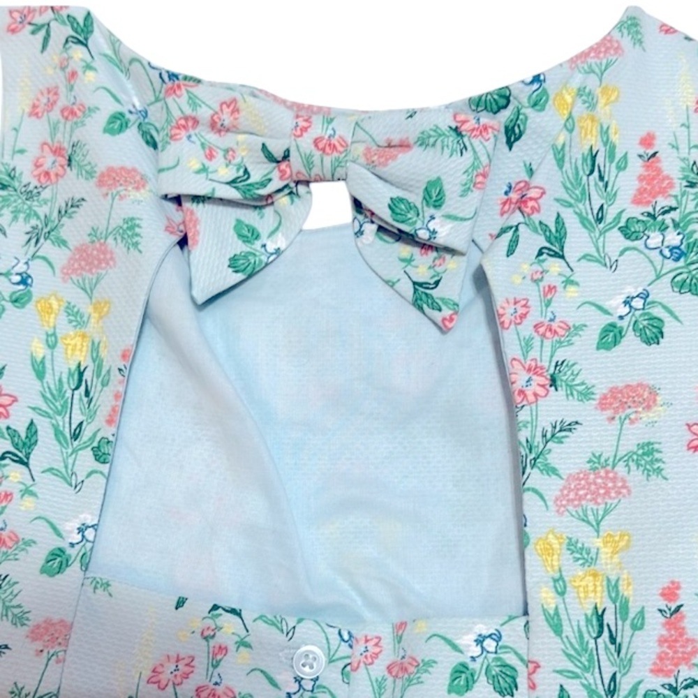 JANIE & JACK Cotton Ditsy Floral Easter Dress size 7 - Picture 5 of 10